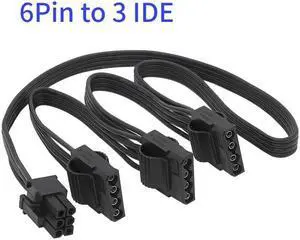 For  G-450 G-550 G-650 G-750 PCIe 6 pins to Peripheral 4 Pin SATA PCI-E 8 Pin to 2 port 6+2 Pin 8Pin Power Supply cable(6Pin to 3 IDE)