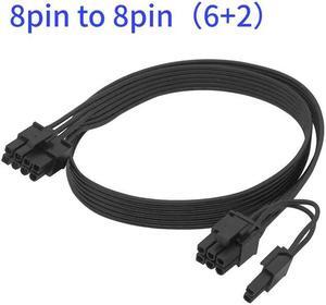 For  G-450 G-550 G-650 G-750 PCIe 6 pins to Peripheral 4 Pin SATA PCI-E 8 Pin to 2 port 6+2 Pin 8Pin Power Supply cable(8Pin to 8pin)