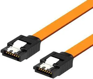 UK Straight 90 SATA cable 3.0 to hard disk SSD adapter HDD cable(orange Type2)