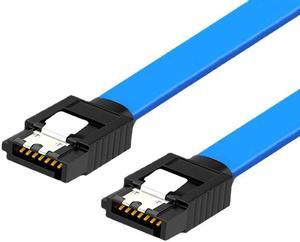 UK Straight 90 SATA cable 3.0 to hard disk SSD adapter HDD cable(blue Type2)