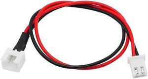 5pcs PH2.0 Fan Cable Graphics card 2Pin Male to 2Pin Female PH2.0 Reduce Fan Speed Noise Extension Resistor Slow down Cable(Extension)(11CM)