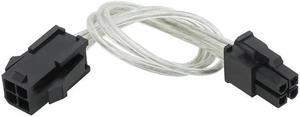 PC Case PSU Extension Cable Kit, 24Pin ATX, GPU 6Pin/8Pin,CPU 4Pin/8Pin Power Supply Line,18 AWG Sleeved  Silver-Plated Cord(CPU 4Pin)