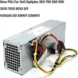 For Optiplex 390 790 960 990 3010 7010 9010 SFF 240W Desktop Power Supply H240AS-00 3WN11 03WN11