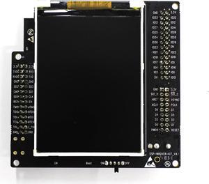 ESP-WROVER-KIT-VE development board, built-in ESP32-WROVER-E module, integrated LCD and MircoSD slot, JTAG debugger, etc.