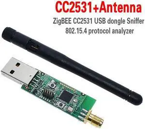 Packet protocol analysis module, USB interface dongle, packet capture module,wireless CC2531 CC2540(CC2531 Antenna)