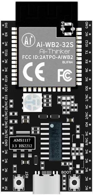 Ai-WB2-32S module development board, BL602 core processor Wi-Fi 802.11b/g/n Bluetooth 5 Module core Board Ai-WB2-32S-Kit