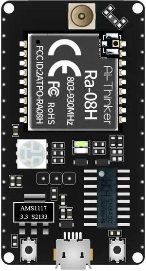 Ra-08H development board, comes with MCU/SMA interface 915MHz antenna, LoRaWAN RF module development