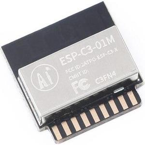 ESP-C3-01M module, built-in ESP32-C3 chip, WiFi+BLE dual-mode wireless communication module