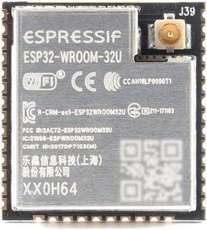 ESP32-WROOM-32U, Universal Wi-Fi + Bluetooth + Bluetooth LE MCU Module(ESP32-WROOM-32U-N4)