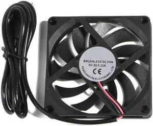 80mm Fan 8010 8015 8025 DC 5V USB Connector Quiet Cooling Fan for DIY Cooling Router Game TV Box Power Supply(1cm)