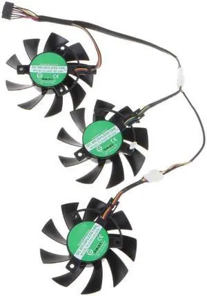 75mm 7Pin Cooling Fan PLA08015S12HH 0.5A 12V GPU Fan For ASUS TUF RX5700XT 5700 GTX1660 Graphics Card Fan Replacement