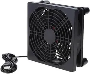 120mm 5V USB Powered Fan Cooling for Router Modem TV Box Router Cooling Case Fan for Cooling Various Electronics Device