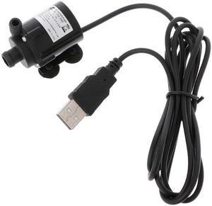 Mini USB DC5V Brushless Submersible Motor Water Pump For PC Water Cooling System