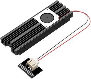 M2 SSD Cooling Pad HeatSink NVME PCIE SATA for M2 2280 SSD Hard Disk Heatsink Fan Cooler Thermal for Desktops PC
