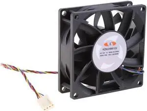 8025 Ball Bearing Fan 8cm 80mm For KZ8025B012U Server Cooling Fan DC 12V 1.00A 80x80x25mm 4-wire PWM Cooler