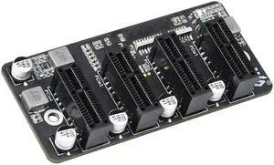 Mini Base Board for Raspberry Pi Computer Module 4 CM4 Onboard PCIE 2 Gen 4 Ways Connector ASM1184 Advanced Chip