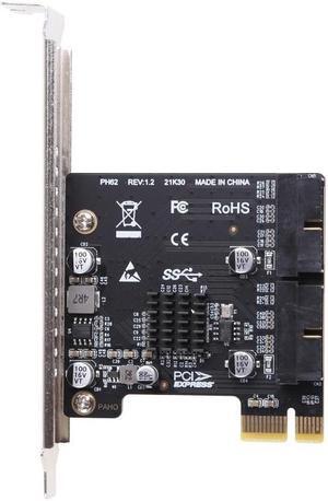 PCI-E USB 3.0 Expansion Card Adapter 2 Port USB3.0 Hub Internal 19/20 Pin Header PCIE PCI Express to USB3.0 Adapter Card