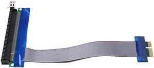 D7YC Flexible Flat Cable PCIe PCI for Express 1x To 16x Extender Riser FFC PCI-E 1x-1