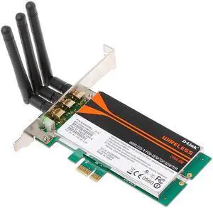 D7YC DWA-556 Wireless Xtreme N PCI-E Desktop Adapter WiFi Card Low Profile