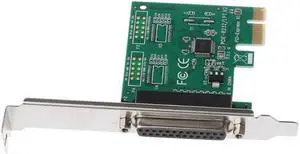 D7YC Parallel Port DB25 25Pin LPT Printer to PCI-E for Express Card Converter Adapter