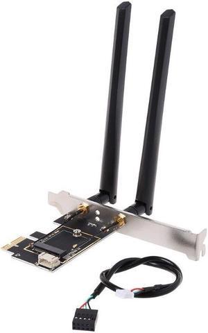 M.2 to PCI-E Converter Desktop Wireless WiFi Bluetooth Network Card Adapter Board