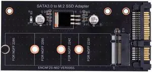 Sata3 To M2 Ngff Adapter Card Key B SSD Solid State Drive To 6G Interface Converter Card Capacity Expansion Board