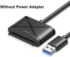 SATA Ke USB 3.0 Adaptor Kabel untuk 2.5 3.5 Inci HDD Eksternal SSD Hard Drive SATA Adaptor USB 3.0 Ke Sata III Konverter Kabel 3 0(V1 without adapter)