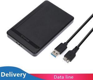 T22 2.5 "SATA Ke USB3.0 HDD Kandang Casing Hard Drive Seluler untuk SSD Kotak HDD Penyimpanan Eksternal dengan Kabel USB3.0/2.0 ABS(T48-USB-3.0)