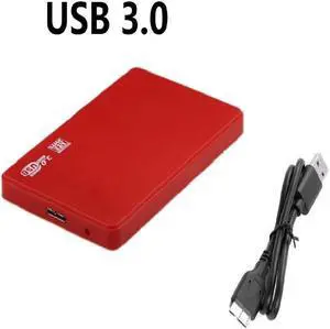Casing Hard Drive 2.5 inci USB 3.0, Hard Drive eksternal SATA HDD SSD kotak Disk Drive eksternal untuk PC Laptop ponsel pintar