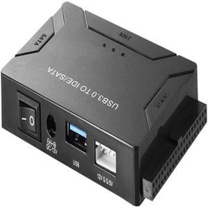 Universal USB 3 0 to SATA IDE Converter External Hard Drive Adapter Kit 2 5 3 5 inch Hard Drive Adapter(Black1mEU Plug)