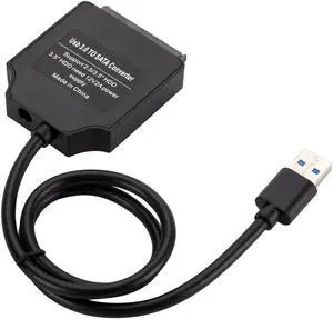 22 Pin SATA III to USB Cable USB 3.0 to SATA Adapter Cable Connector for 2.5 3.5 Inch External HDD SSD for PC Computer