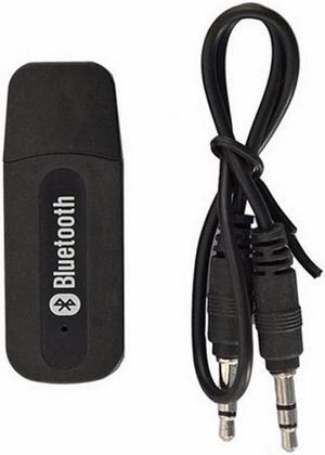 USB Bluetooth-compatible 4.0 Adapter Car Speaker Wireless Audio Bluetooth-compatible Stick 3.5mm Jack For TV PC Car Kit Adapter(Black)