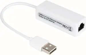 Portable USB 2.0 To RJ45 Network Card 10Mbps USB To RJ45 Ethernet Lan Adapter for PC Laptop Windows 7/8/10