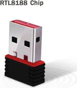 Network card Portable Mini USB WiFi Wireless Adapter Network LAN Card 150Mbps 802.11n/g/b LAN+Antenna Adaptor Receiver Dongle(RTL8188 Chip)