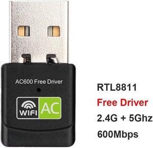 Wireless USB WiFi Adapter 600Mbps wi fi Dongle PC Network Card Dual Band wifi 5 Ghz Adapter Lan USB Ethernet Receiver