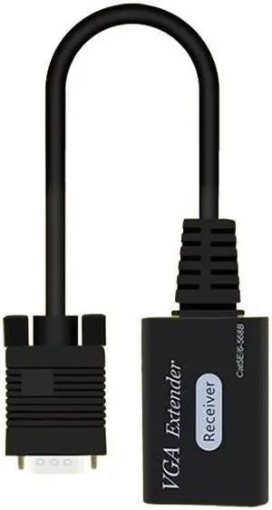 60M VGA extender over ethernet cat6/5 cable 30M VGA to RJ45 Extender Receiver Sender Adapter 1080P for DVR Monitor Display HDTV