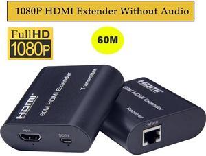 4K HDMI Extender 120M over CAT5e/6 RJ45 1080P 60M HDMI to Ethernet Rj45 Extender kit with Audio EDID for PS5 HDTV PC laptop TV(AU Plug)
(1080P 60M No Audio)