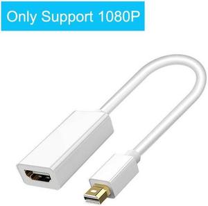 4K Mini DP to HDMI Cable 1080P Mini DisplayPort to HDMI Adapter DP Male to HDMI Female Converter for Loptop Macbook TV Projector