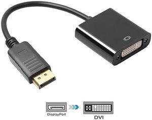 (DP to DVI)Displayport Male to DVI HDMI VGA Audio Female Adapter DP to HDMI Display Port to VGA Cable Converter For PC Projector TV Monitor