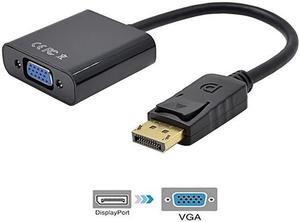 (DP to VGA)Displayport Male to DVI HDMI VGA Audio Female Adapter DP to HDMI Display Port to VGA Cable Converter For PC Projector TV Monitor