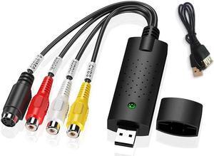 USB2.0 VHS to DVD Converter Convert Analog Video To Digital Format Audio Video DVD VHS Record Capture Card quality PC adapter