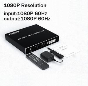 4K 2x2 HDMI Video Wall Controller HDMI TV Wall Processor 1080P 60Hz 1X2 1X4 1X3 2X1 3x1 4X1 Video Stitching Processor Splicer(With US Plug)
(1080P)