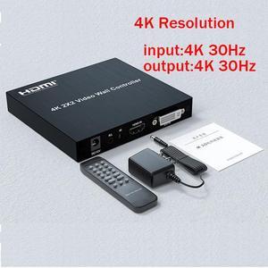 4K 2x2 HDMI Video Wall Controller HDMI TV Wall Processor 1080P 60Hz 1X2 1X4 1X3 2X1 3x1 4X1 Video Stitching Processor Splicer(With EU Plug)
(4K 30Hz)