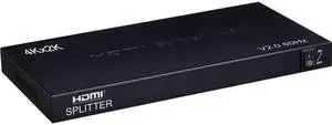 4K 60Hz HDMI 2.0 Splitter 1x8 HDMI Video Distributor 1 in 8 out HDMI Splitter Support Ultra HD HDR for PS4 PC DVD HDTV MONITORS(AU Plug)
(V2.0 4K 60Hz 1X8)