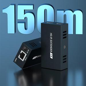 (AU Plug)(1 RX only)150M IP HDMI Extender over Rj45 Cat5e Cat6 HDMI Ethernet extender transmitter 1080P Support 1 TX to Multi RXs via Network Switch