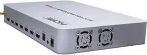 4K 2x3 Wall Controller and Player 2x2 3x3 Multi Splicing Processor USB U Disk Player HDMI Video Wall Controller Audio Extraction(With US Plug)