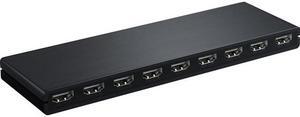 4K 1x8 HDMI Splitter 1 in 8 out HDMI Distributor Video Audio Converter 1 HDMI Source to 8 Display for DVD PS3/4 Camera Laptop PC(With EU Plug)
(ABS 4K 1x8)