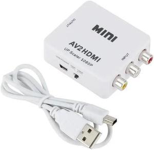 RCA AV to HDMI Converter High Quality HD 1080P CVBS AV to HDMI Video Converter AV2HDMI Adapter For TV X box PS4 PC DVD Projector