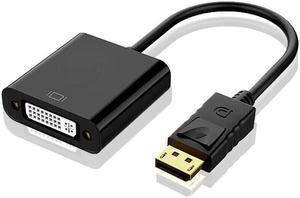 1080P DisplayPort DP to DVI Adapter DP Male to DVI Female cable Converter DP to DVI video adapter For Monitor Projector Display