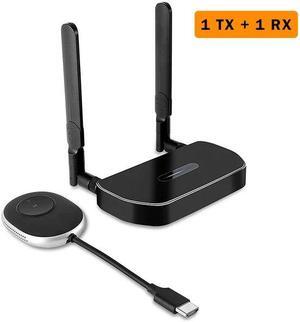 50M Wireless HDMI Transmtter 4K WiFi HDMI VGA Display Dongle Extender Screen Share Mirror Switch Laptop PC TV Monitor Multi To 1(A set of TX RX)